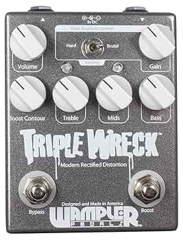Wampler Pedals Triple Wreck ワンプラー エフェクター Wampler Triple Wreck High Gain Distortion Pedal | Sweetwater