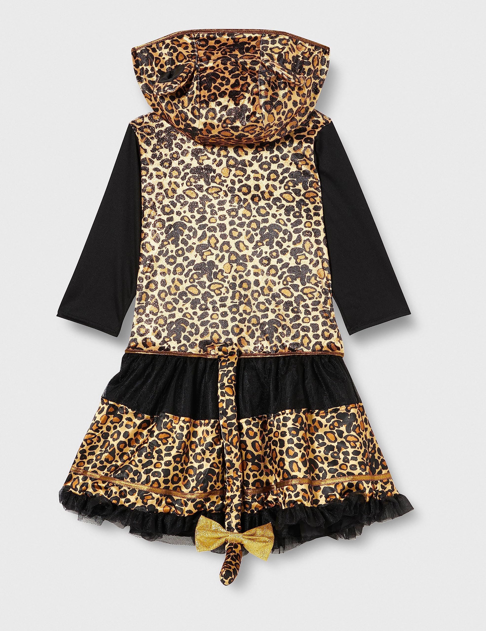 Amscan 9908460 Dziecięce Leopard Sassy Punts Kostium Wiek 10-12 lat, Unisex dzieci, Wielokolorowy