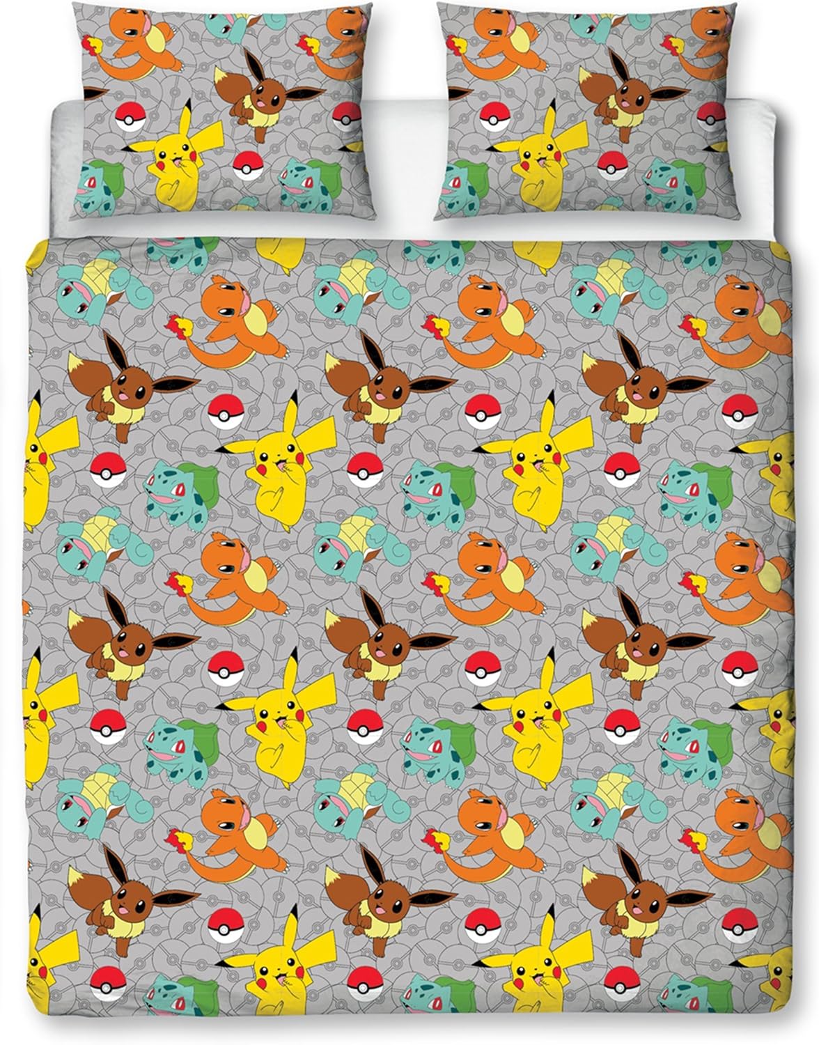 Pokemon Catch UK Double/US Full Duvet Cover Set