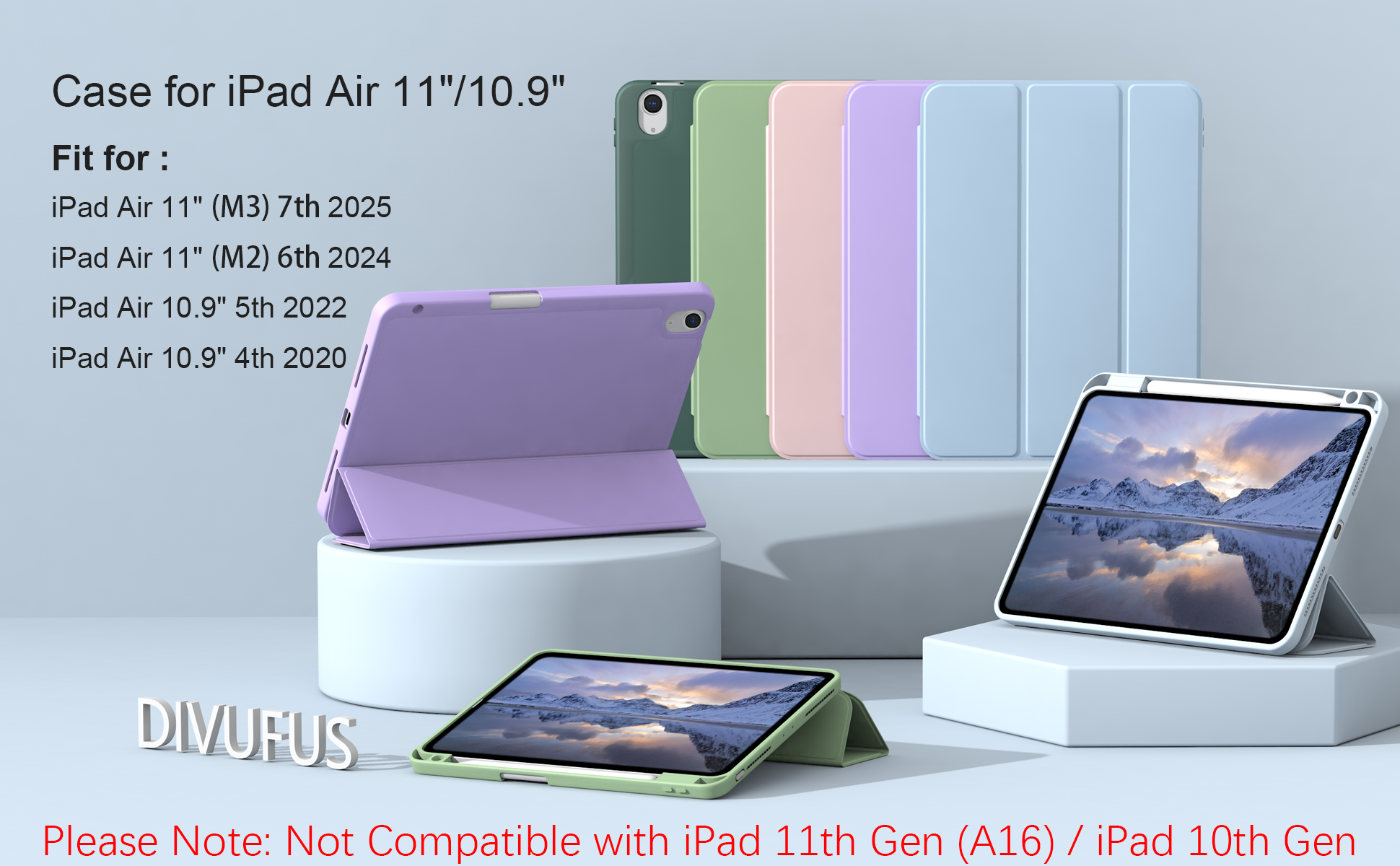 Amazon.com: Divufus Case for iPad Air 11-inch M4/M3/M2 (8th 2026 Amazon.com: Divufus Case for iPad Air 11-inch M4/M3/M2 (8th 2026