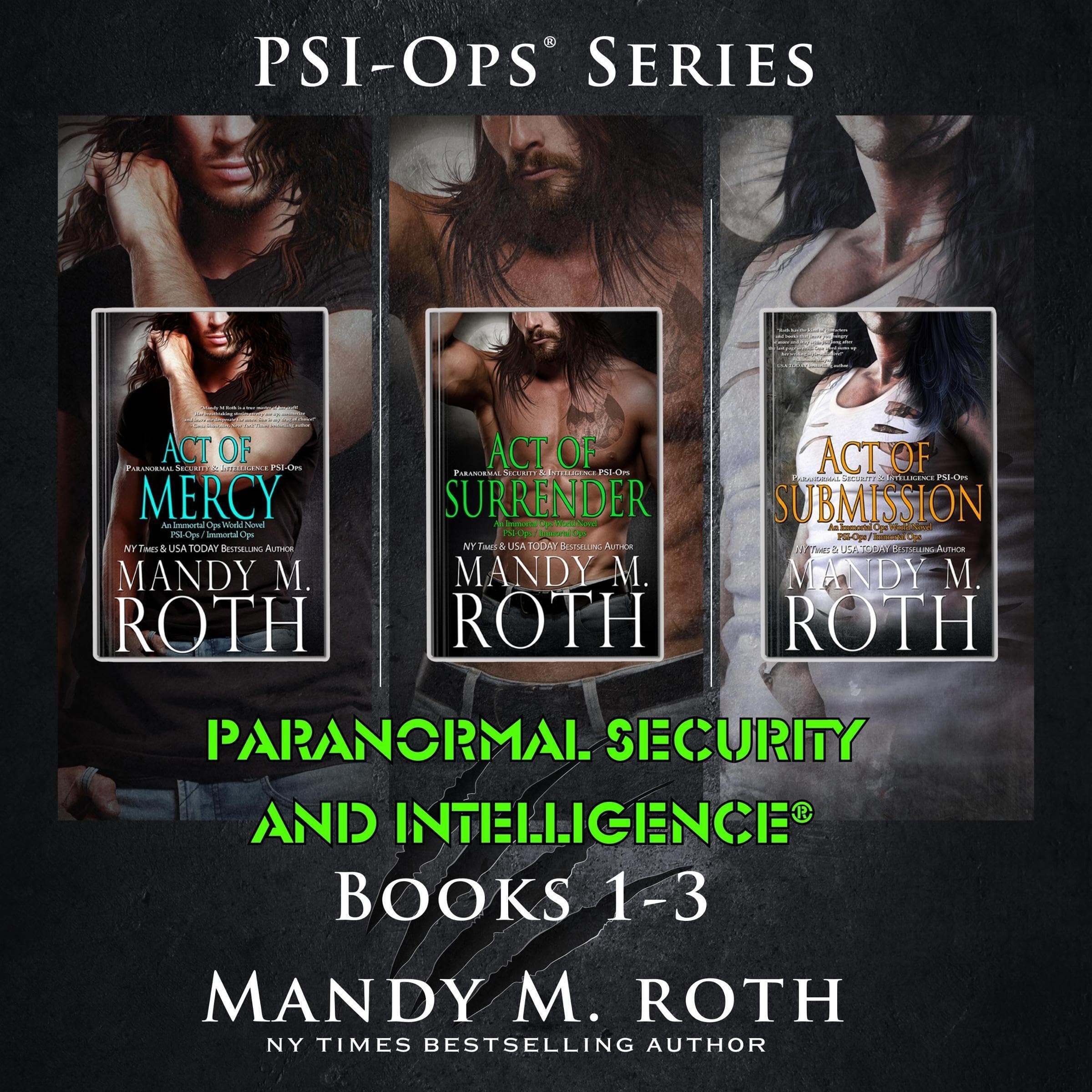 Cover art for PSI-Ops, Books 1-3