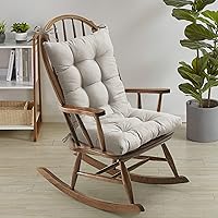 Vista 11 de Sweet Home Collection - Juego de cojines para silla mecedora (antideslizante, parte superior e inferior con lazos)