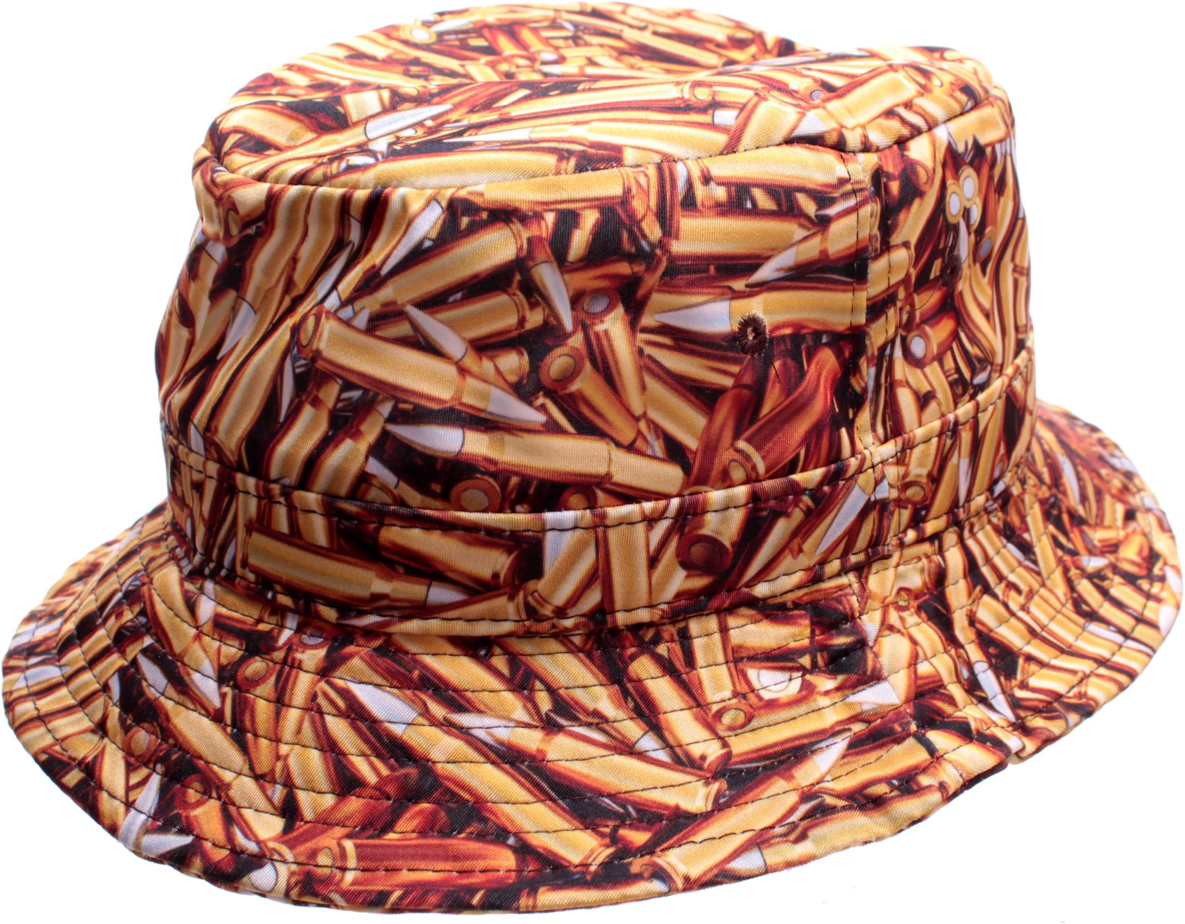 Pradagy AK-47 Ammunition All Over Print Bucket Hat Gold
