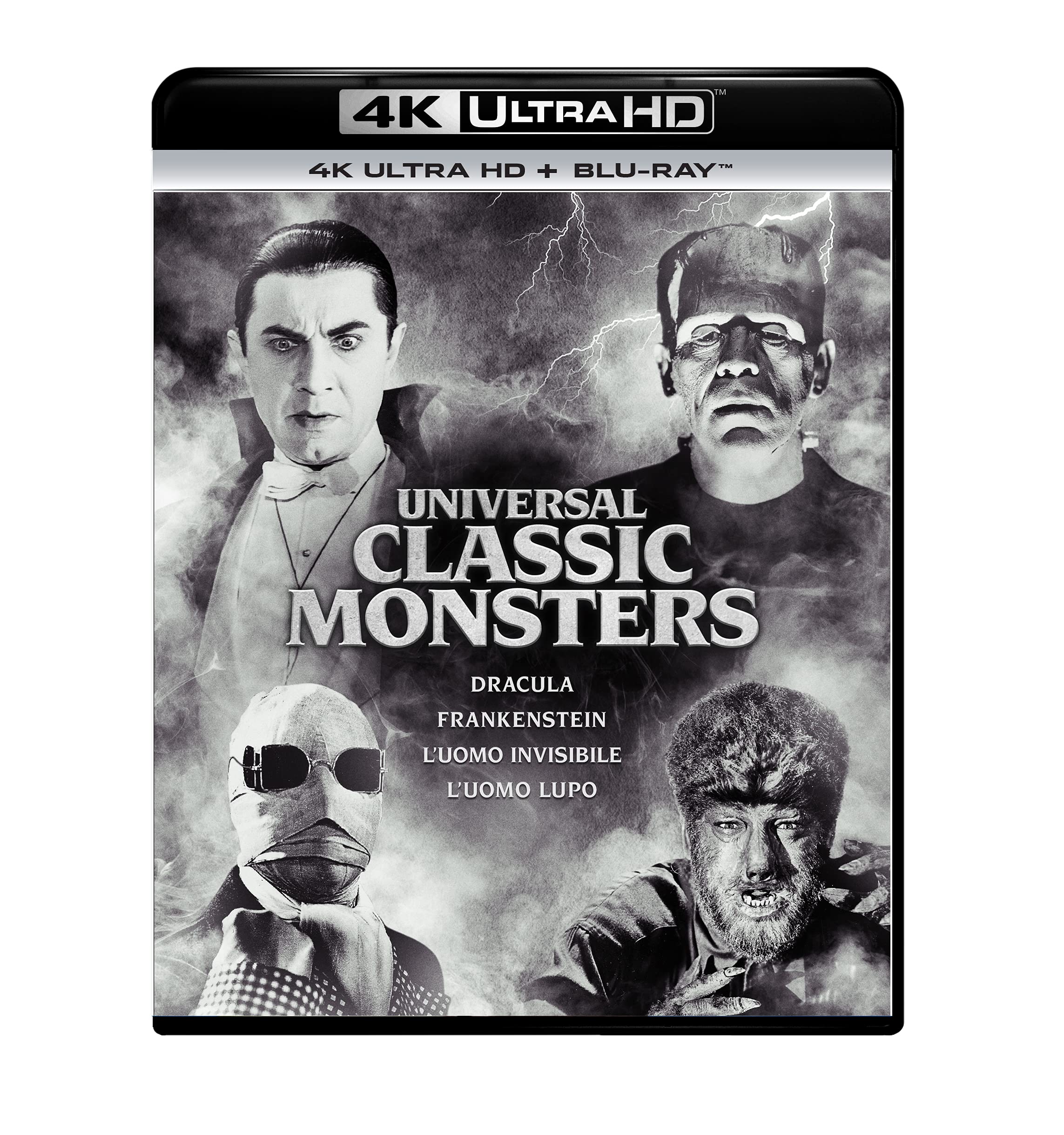 Universal Classic Monsters Collection (4K Ultra HD + Blu-Ray) (8 Blu Ray)