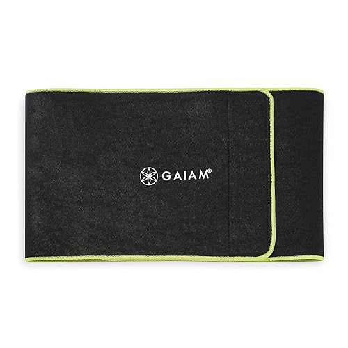 Gaiam Waist Trainer for Women and Men - Adjustable Slimmer
