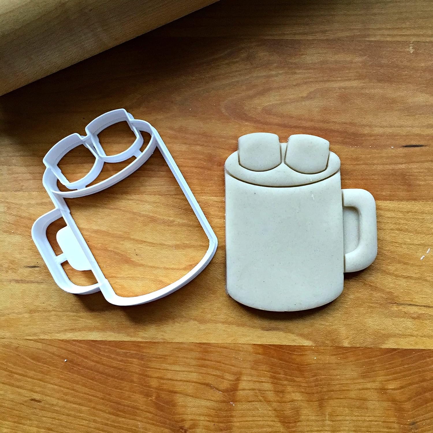 Inc Set of 4 "Ready For Fall" Mugs Cookie Cutter - Dishwasher Safe (4")