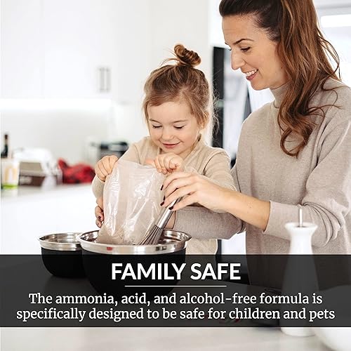 Miniatura 6 de HOPE'S Perfect - Limpiador y esmalte de fregaderos, 8.5 onzas líquidas, y perfecto limpiador de encimera de granito y mármol con paño de microfibra,