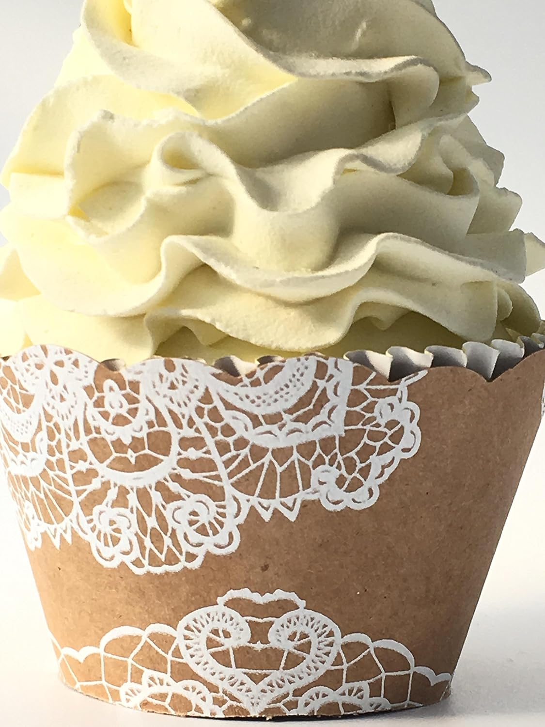 Lace Cupcake Wrappers Handmade Products