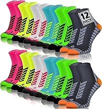 sesto senso Colourful Running Sports Socks for Women Men Pack of 3-12 Pairs