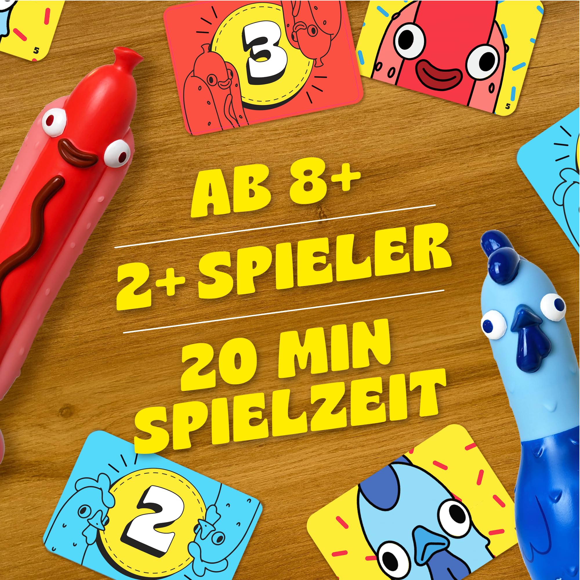 Big Potato Chicken vs Hotdog – Das ultimative Chaotische Partyspiel | Flipping-Fun Partyspiel für Familien & Spieleabende | Bonusinhalt inklusive!