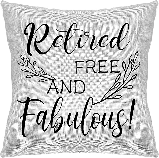 Retired Free and Fabulous - Fun Happy Retirement Gifts for Women - Retirement Gifts for Women, Men, Coworkers, Sisters, Colleague, Mom, Aunt, Grandmother, Boss, Best Friends, Teachers, Nurses, Retiree