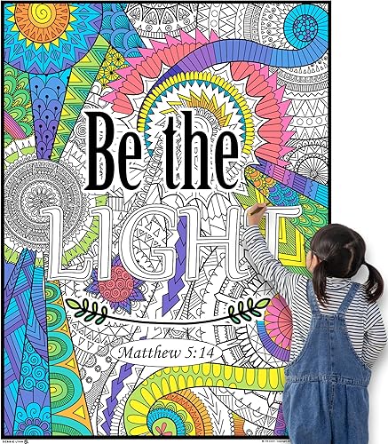 Debbie Lynn El póster original jumbo para colorear. Enorme formato de 48 x 63 pulgadas, el más grande del mercado. Elige entre 12 grandes diseños