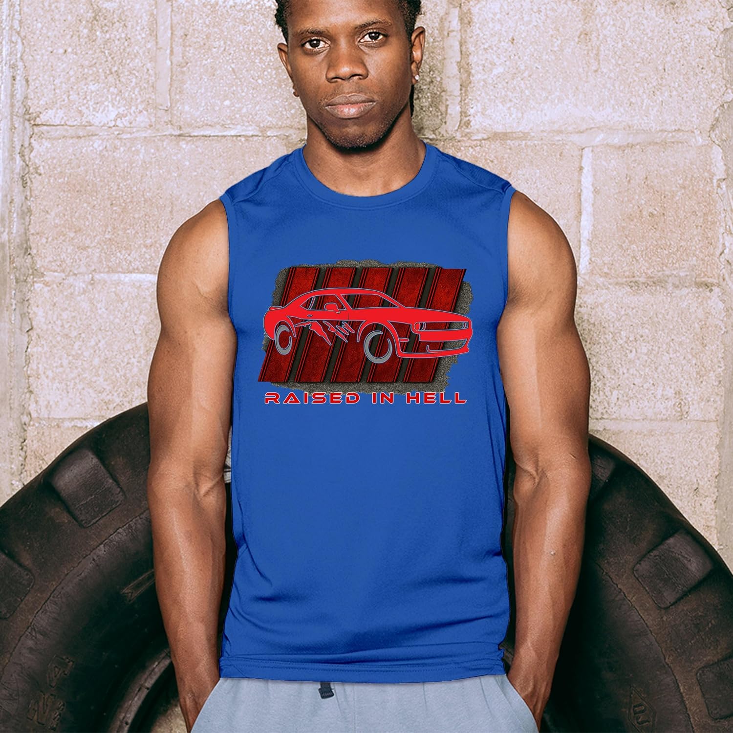 Raised in Hell Men's Graphic T-Shirts and Tank Tops