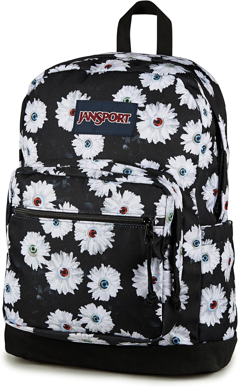 JanSport Right Pack Backpack - Durable Daypack with Padded 15" Laptop Sleeve, Spacious Main Compartment & Integrated Water Bottle Pocket, Eyeball Blossom - Image 2