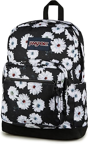 Vista 57 de JanSport Right Pack - Mochila para viajes, trabajo o portátil con parte inferior de piel de gamuza y bolsillo para botella de agua, color rosa Rosa