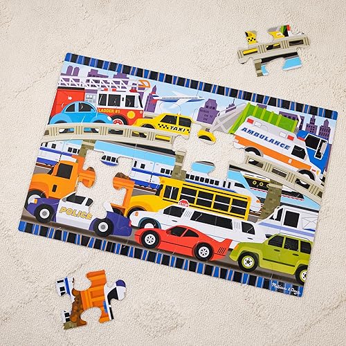 Miniatura 29 de Rompecabezas jumbo de 24 piezas (2 x 3 pies) de Melissa & Doug Dinosaur Dawn