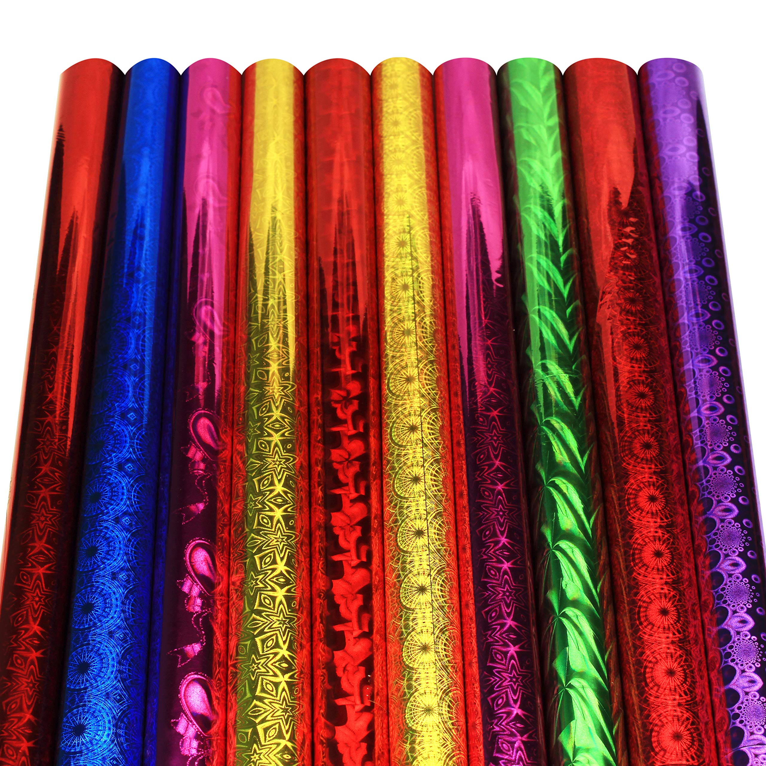 Elegant Casa Printed Gift Wrapping Paper Assorted Design Golden and Silver Gifts Wrap Roll, Printed Sheet for Birthdays, Gifting + 10 Mtr Tape, Size: 19 x 25.5 Inches Total 100 Sheets