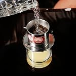 Vietnamese Drip Coffee Maker Filter. Single Cup Serve. INOX.(1, Small) (Many Sizes)