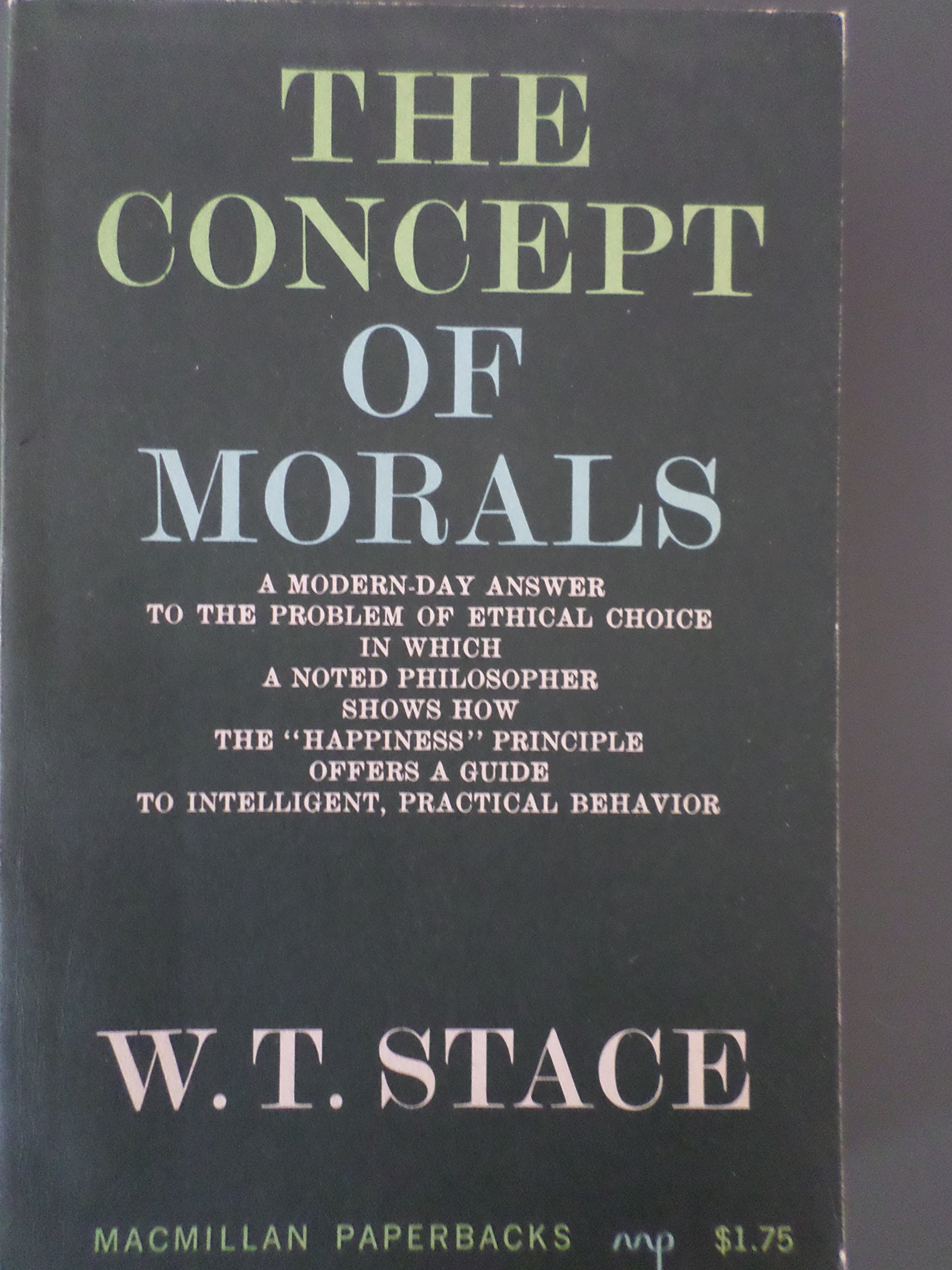 Buy Concept of Morals — BookShops.in
