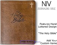 Vista 6 de Biblia grabada a mano con letras y láser NIV Journaling, regalo personalizado, grabado de nombre personalizado disponible