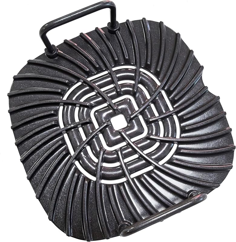 Cast Aluminum Grill Griddle Grill Grate Replacement for Ninja Foodi AG300, AG301C, AG302, AG400, Ninja Foodi 5-in-1 Indoor Grill