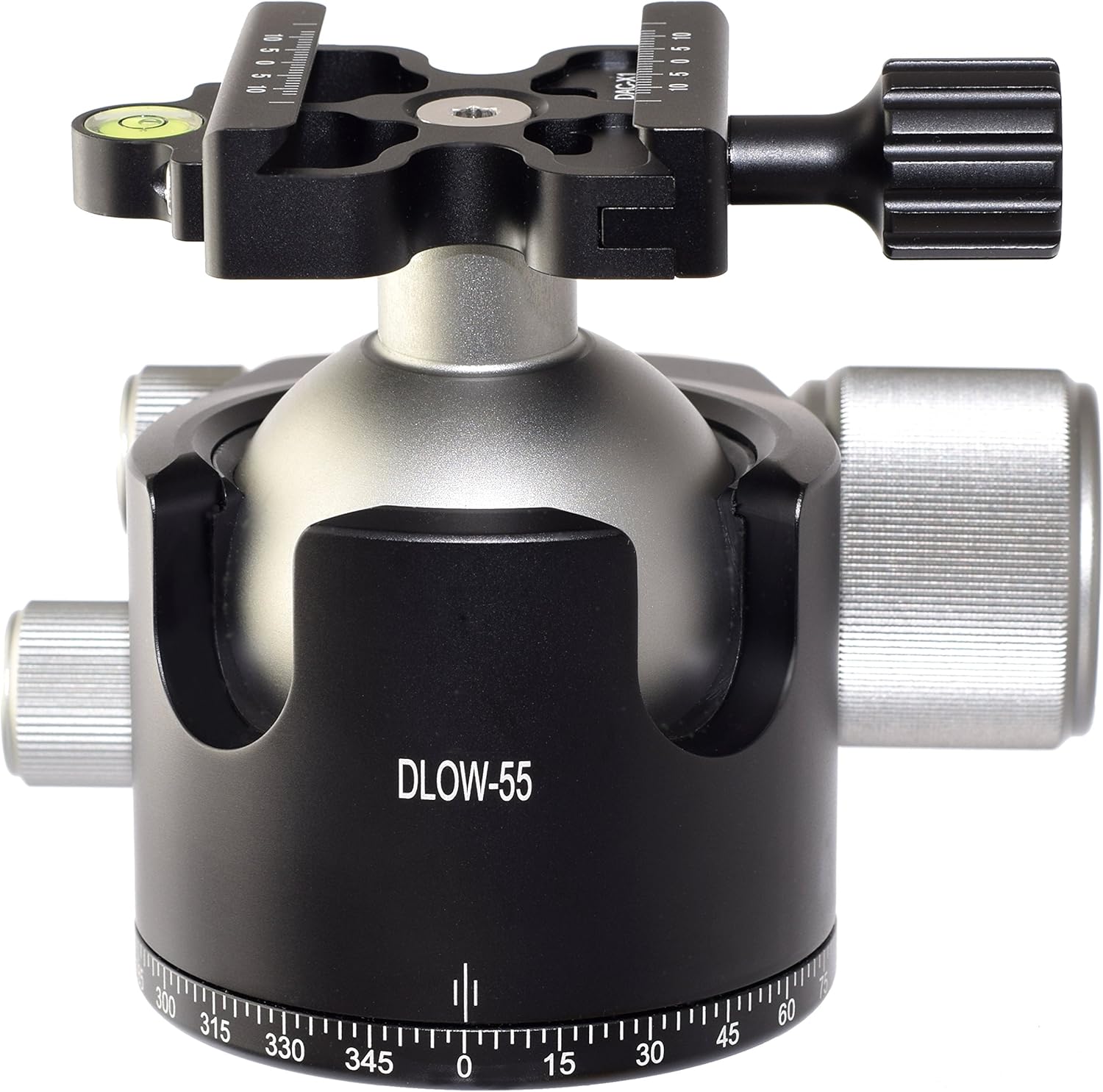 Desmond DLOW-55 55mm Low Profile Ball Head Arca/RRS Compatible w Pan Lock for Tripod