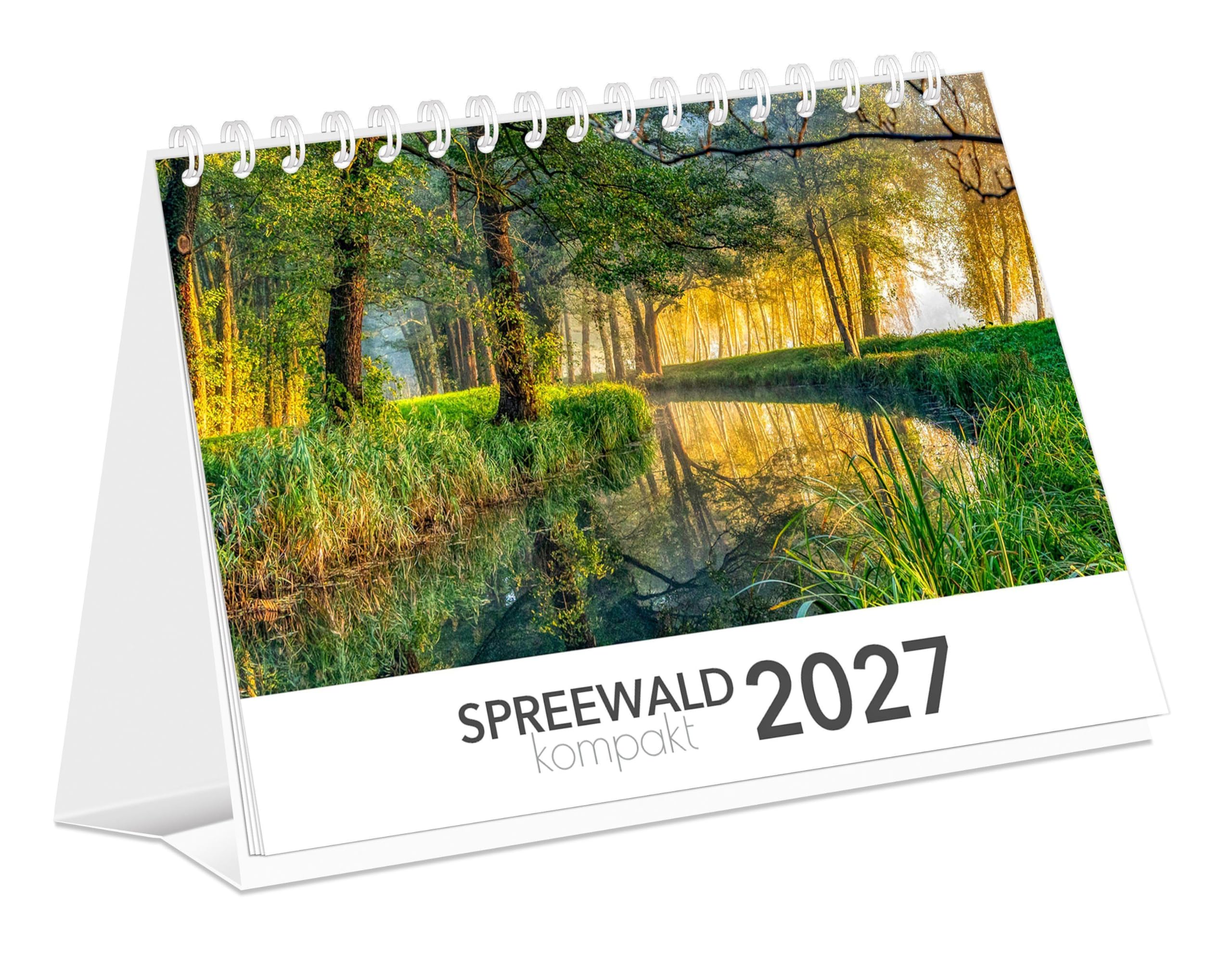 Kalender Spreewald kompakt - Peter Becker 2027: | 21 x 15 cm | weißes Kalendarium