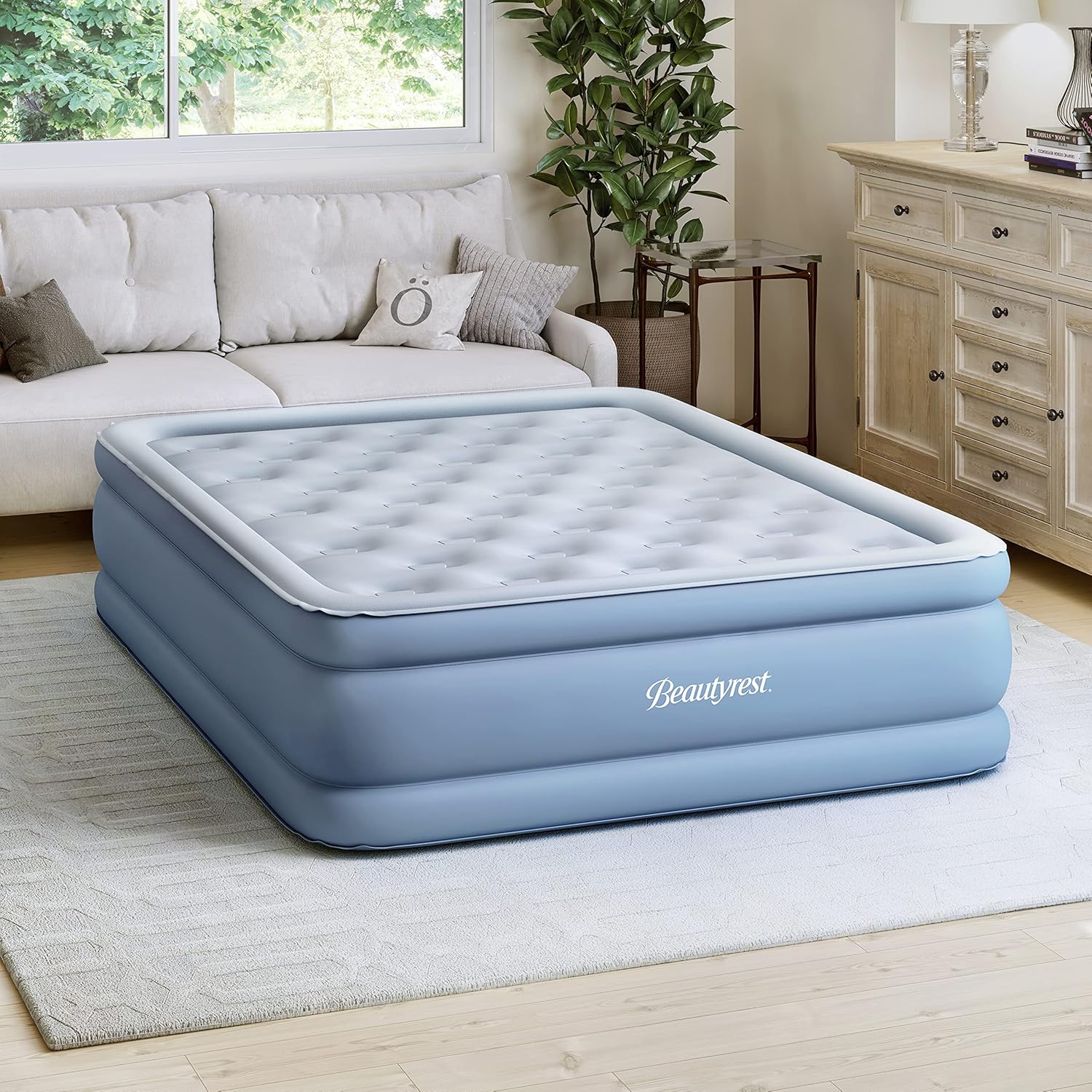 Beautyrest Posture Lux Air Bed Mattress with Express Pump and Raised Edge Support, 15" Full : Everything Else