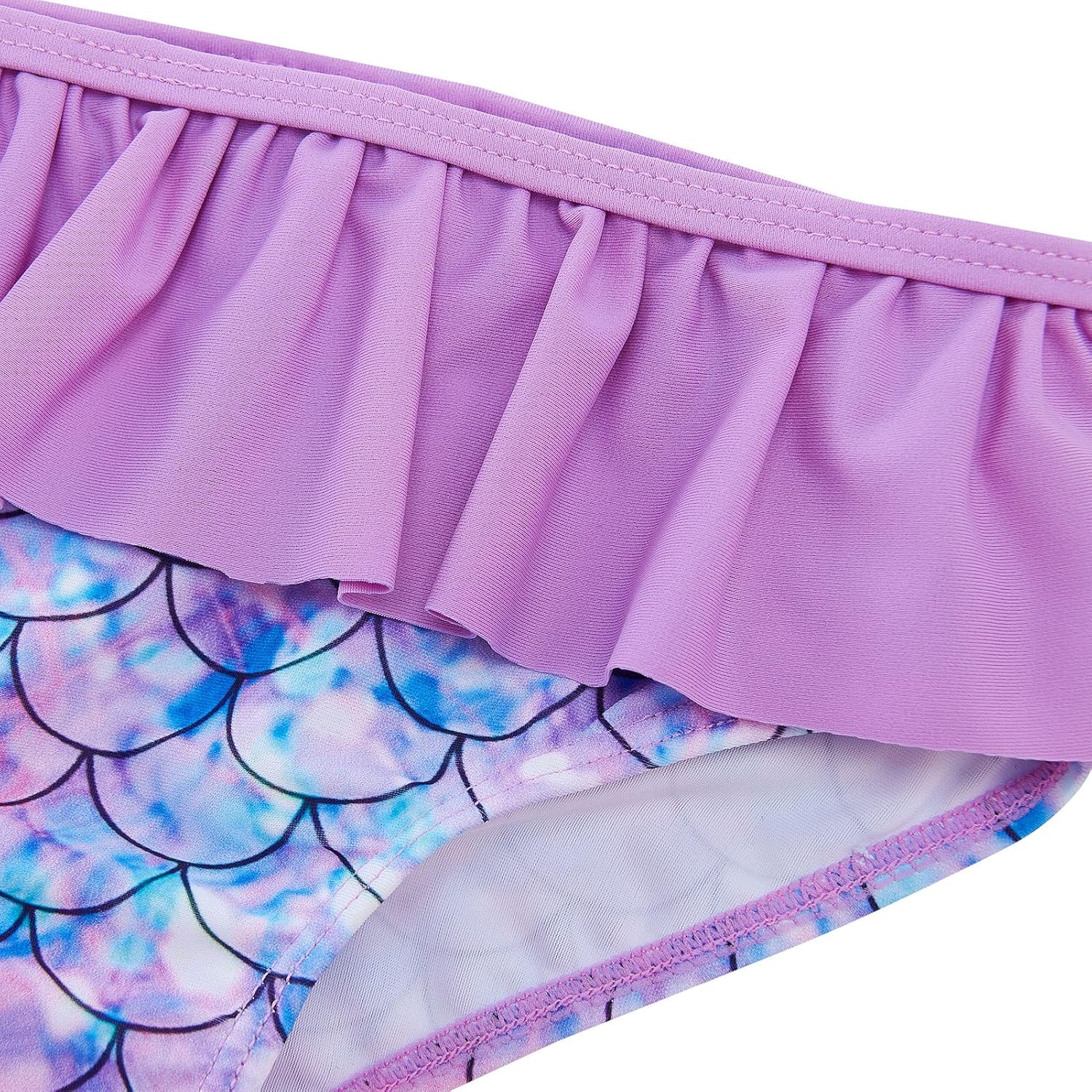 Funnycokid Girls Rash Guard Swimsuit Set Long Sleeve Bathing Suit Two Piece 2-10 Years - Image 6