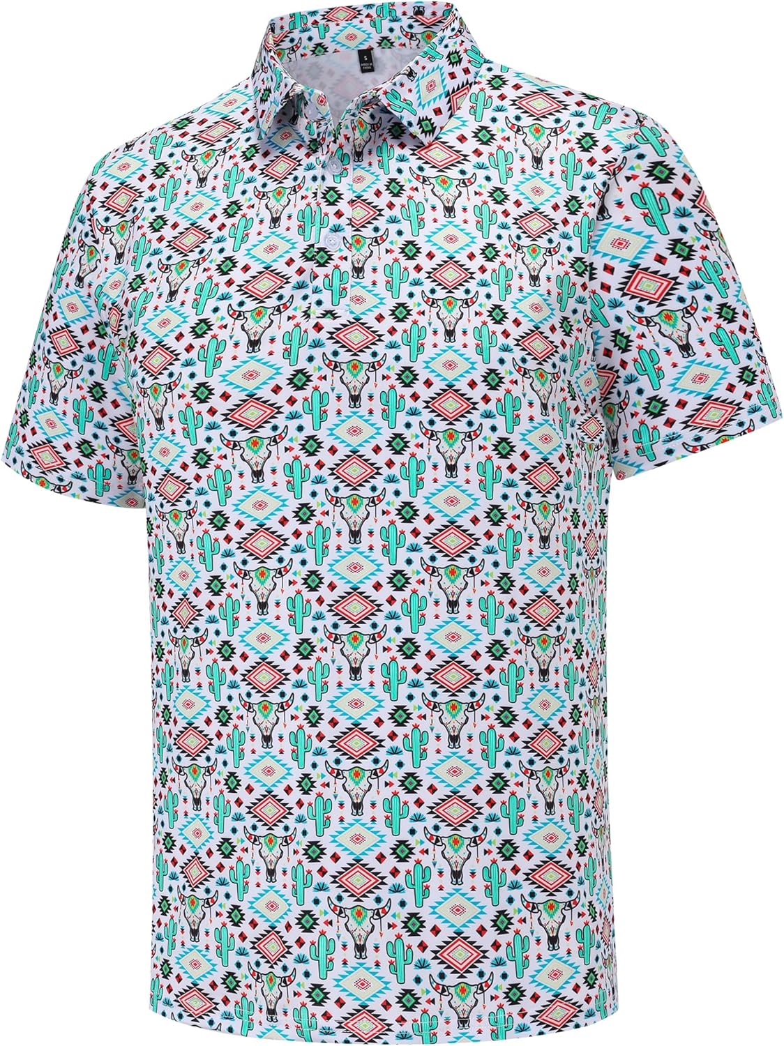 Mens Golf Polo Shirts Short Sleeve Dry Fit Performance Moisture Wicking Casual Funny Golf Polo Shirts for Men