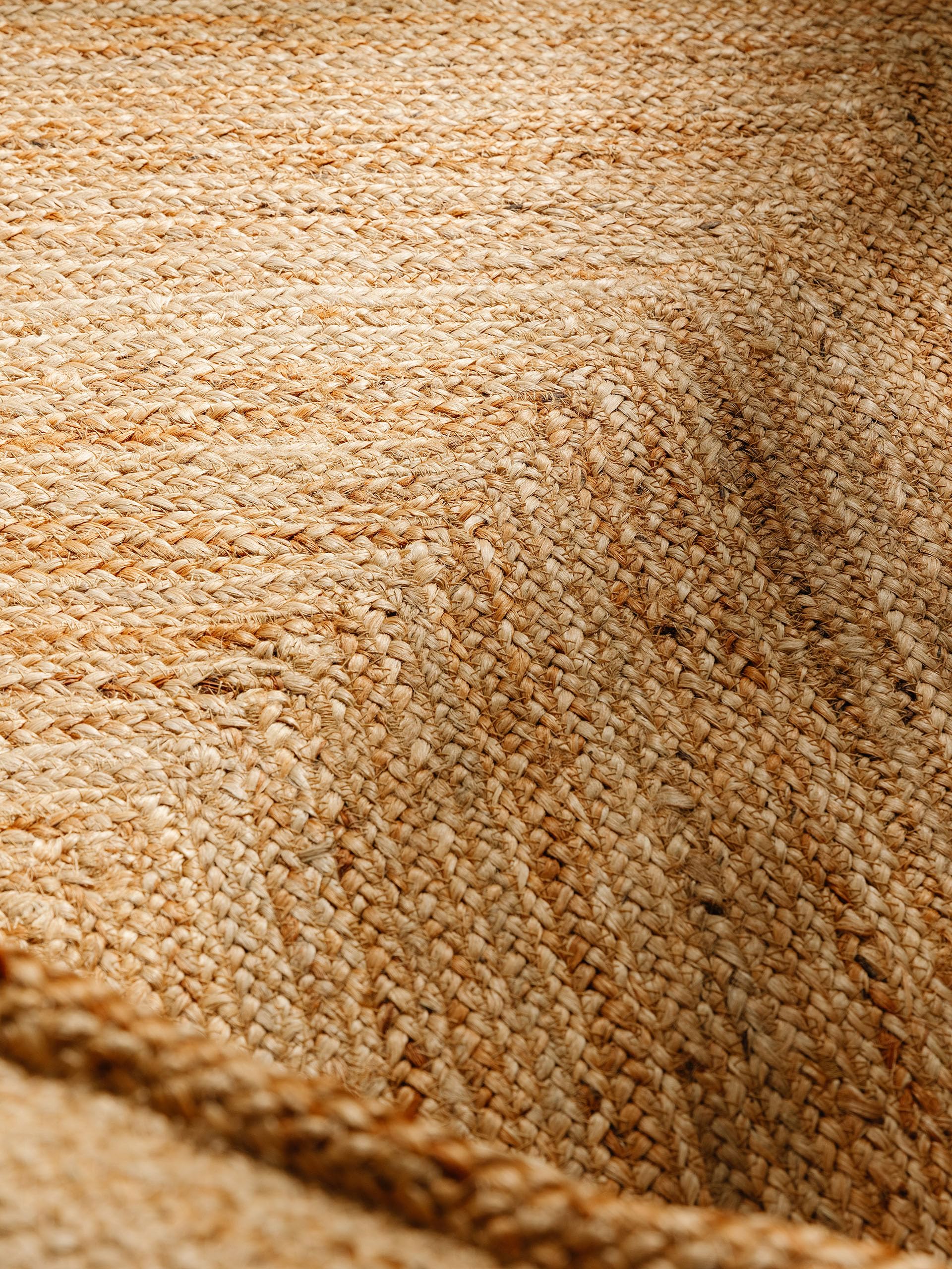 benuta Pure Jute Tapijt Jutta - Ivoor 70x200 cm - Handgeweven