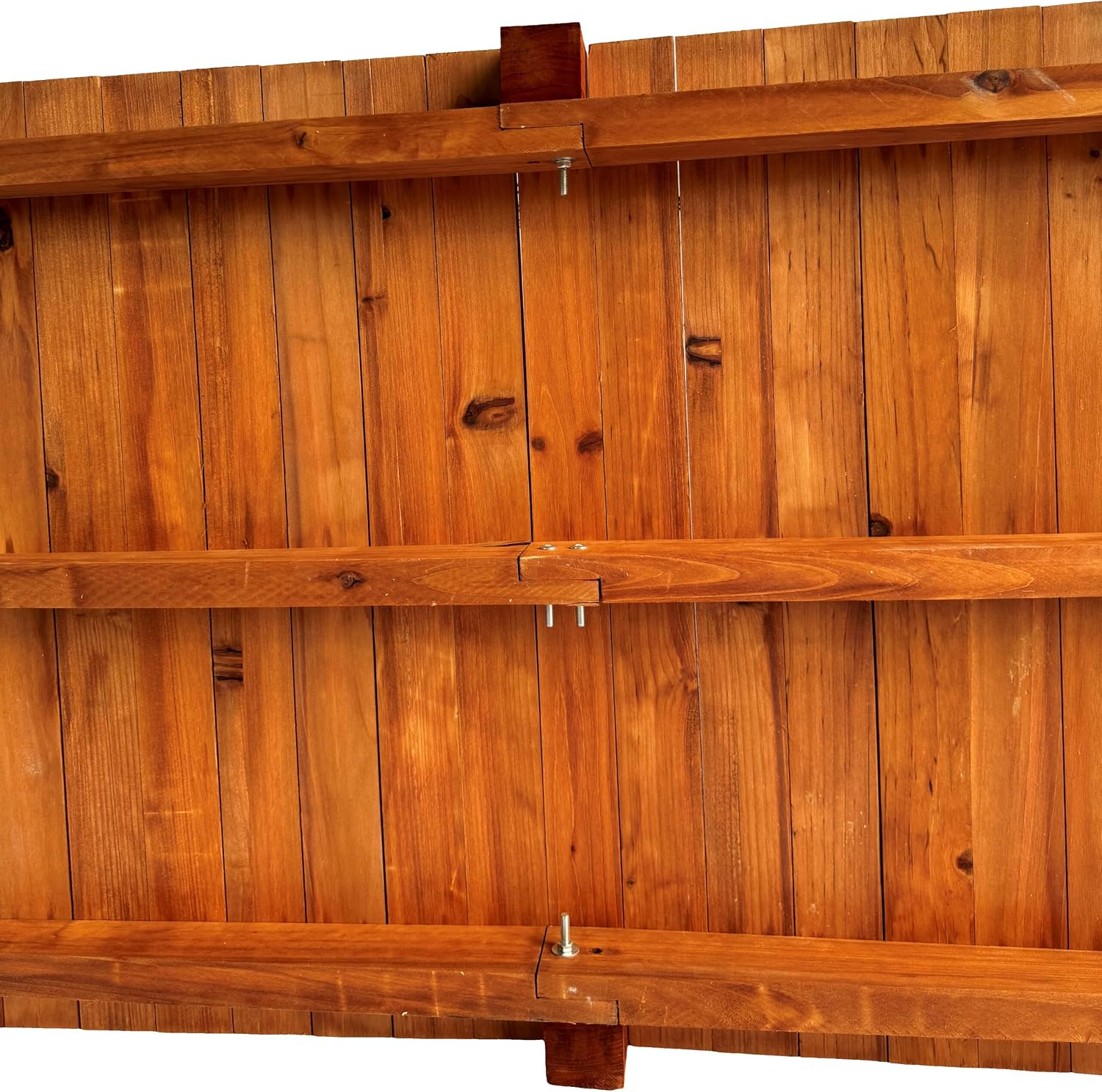 Relaxdays Garden Bridge, posts with chains, spruce wood, for garden pond, HxWxD: 55 x 150 x 67 cm, choice of colours