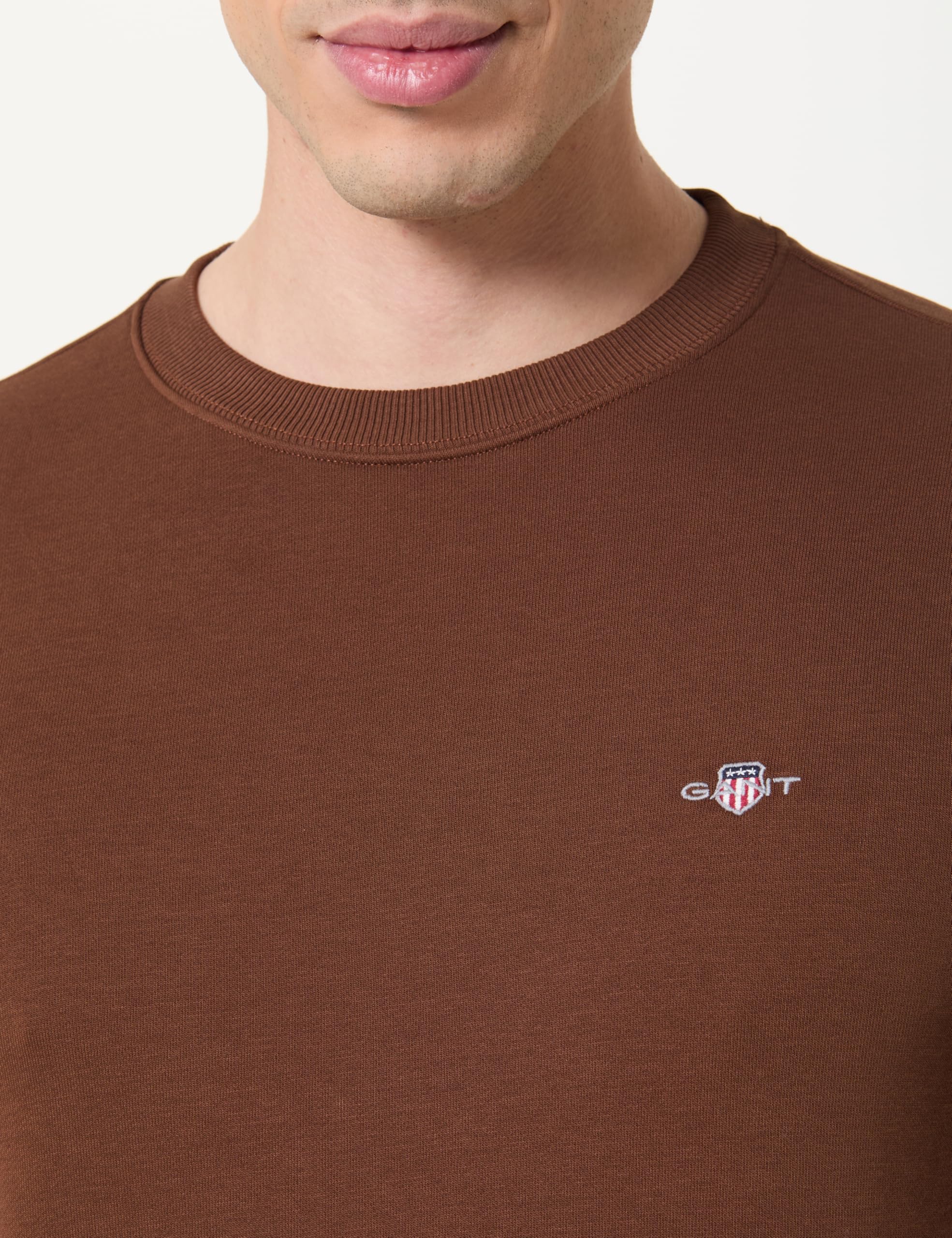 GANT Hombre Sudadera Escudo Regular, Oat Beige