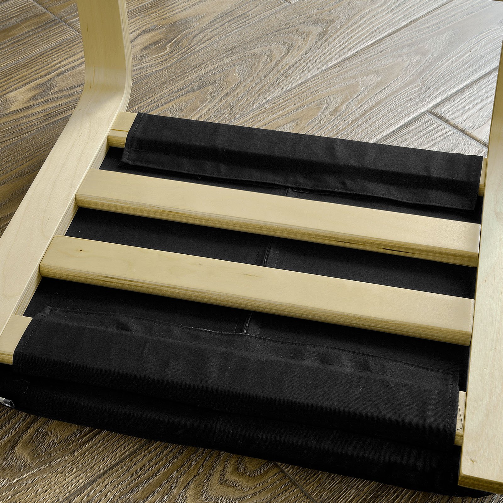 SoBuy FST38-SCH Repose-pieds pour fauteuil de relaxation Repose-pieds pour reposer les pieds Noir