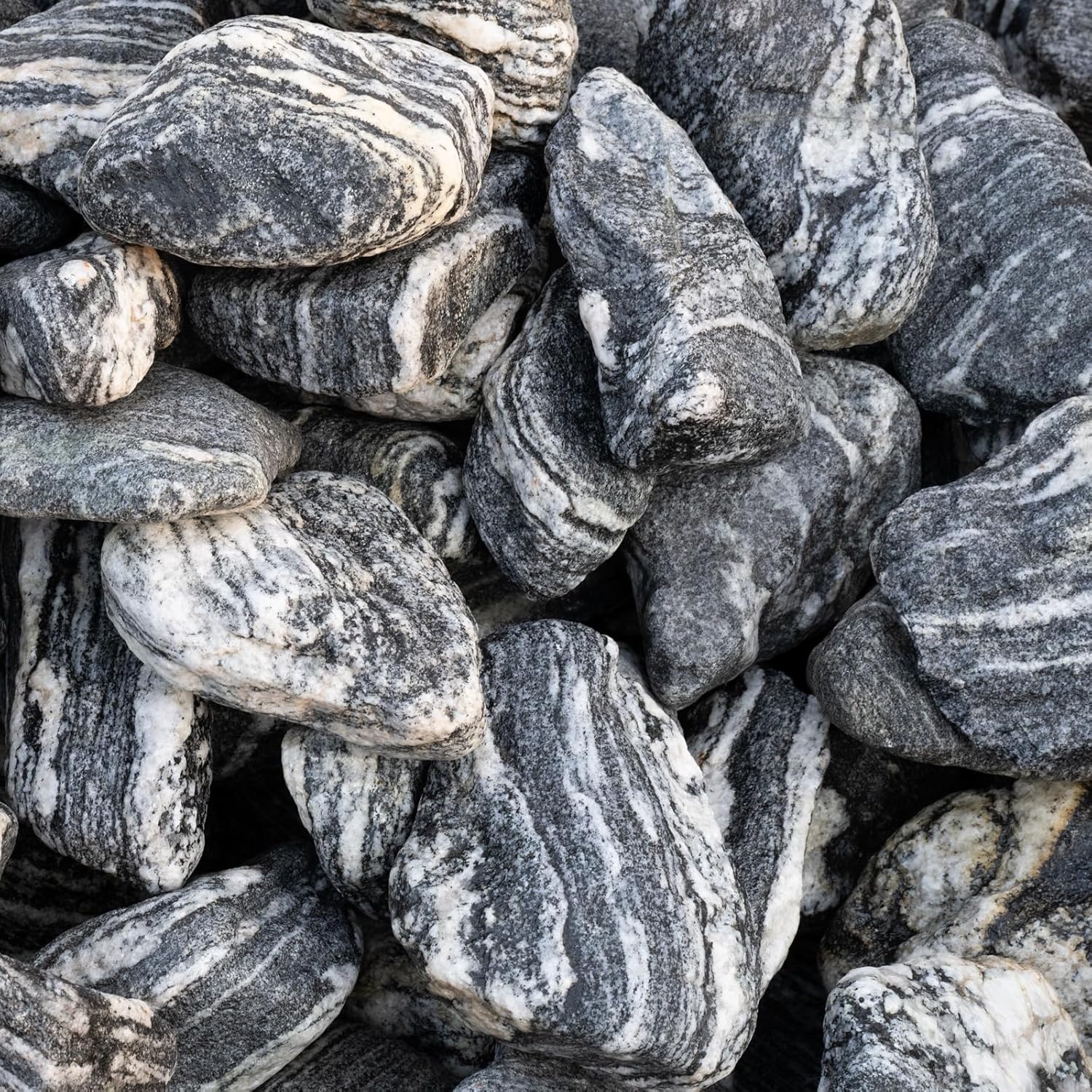 Natural Rocks Aquarium Stone 20lb Silver Seiryu Rock for Fish Tanks, Terrariums, Bonsai, Garden Decoration, Micro Landscapes & Reptile Terrariums (2-9inch 7-8Pcs)