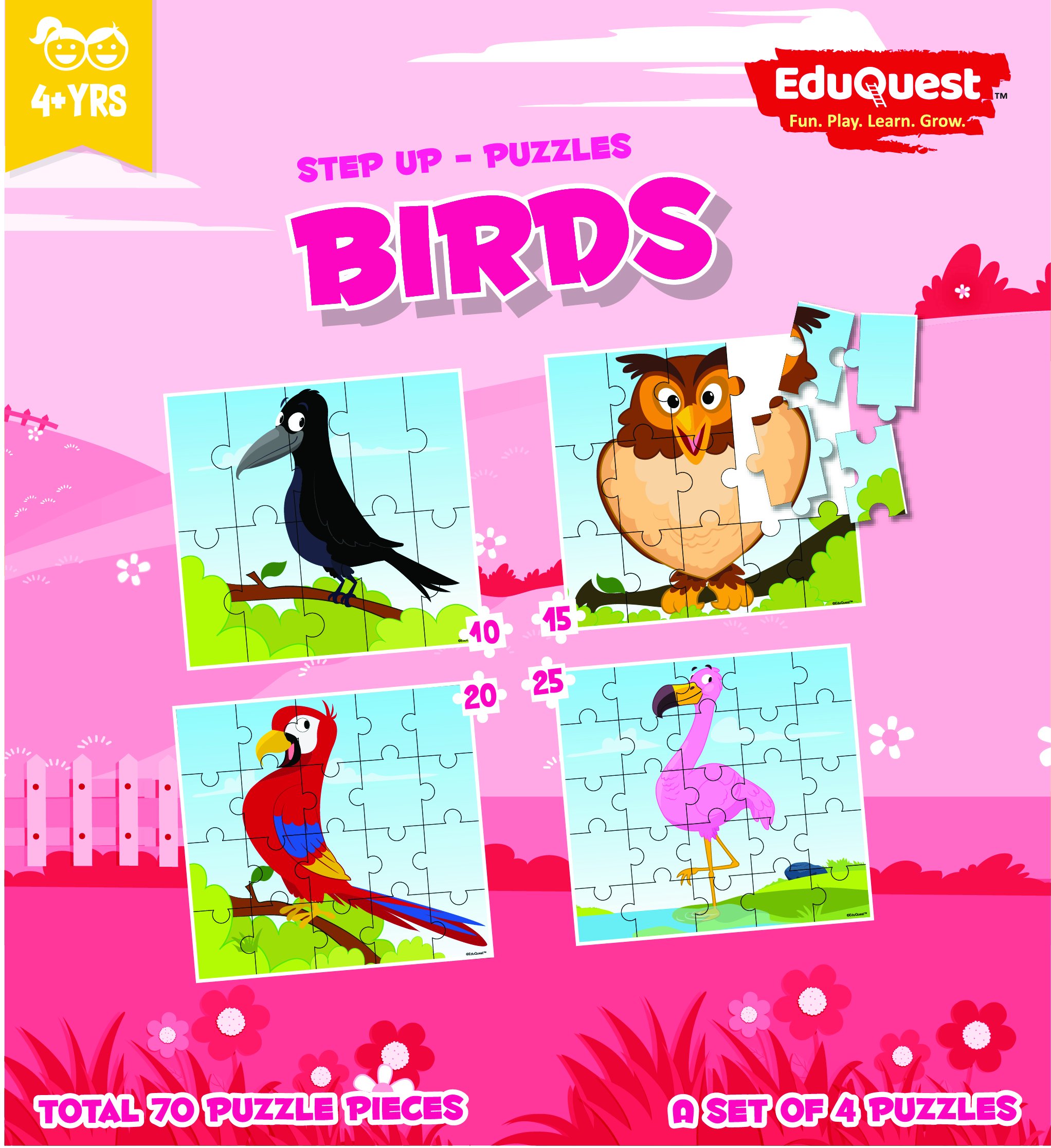 ZiGYASAW Step Up Jigsaw Puzzle Birds (Wipe-Clean Surface, Birds Great Gift for Girls and Boys - Best for 3,4,5,6, Year olds) (B08CCPK1WG) Amazon Price History, Amazon Price Tracker