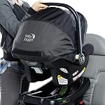 Baby Jogger City Go Infant Car Seat, Rear-Facing Baby Car Seat, Lunar Black | Weight Range: 1.8-16 kg (4-35 lb), Height Max: 81 cm (32")