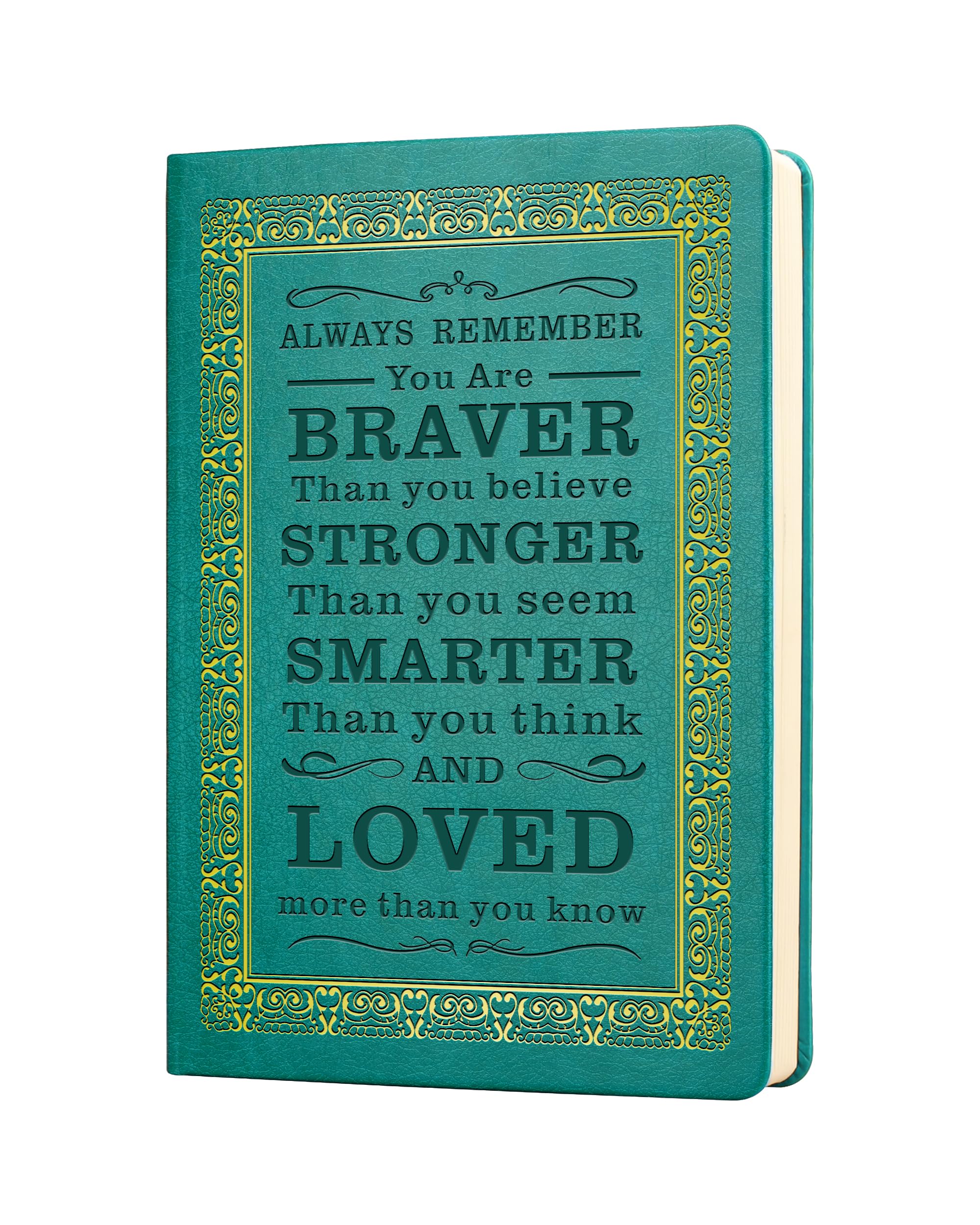 JOHSBYD Green Journal for Women - Lined Hardcover Notebook