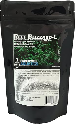 Brightwell Aquatics Reef blizzard-l planktonic en polvo mezcla de alimentos para lps Corales, 100g