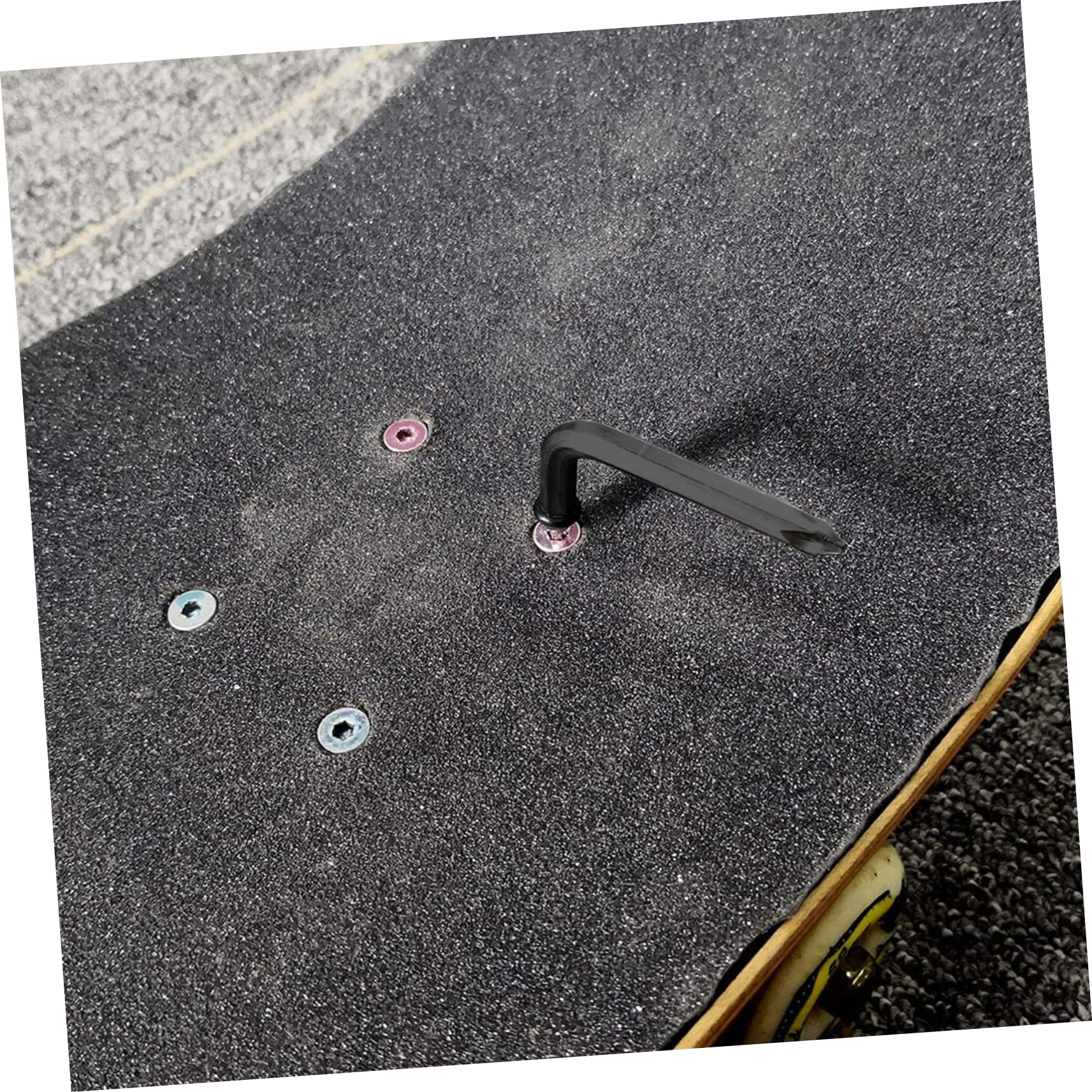 LIOOBO Skateboard Accessory T-Font Tool Wrench Ratcheting Skate Tool for Skate Hardware Long Board Maintenance