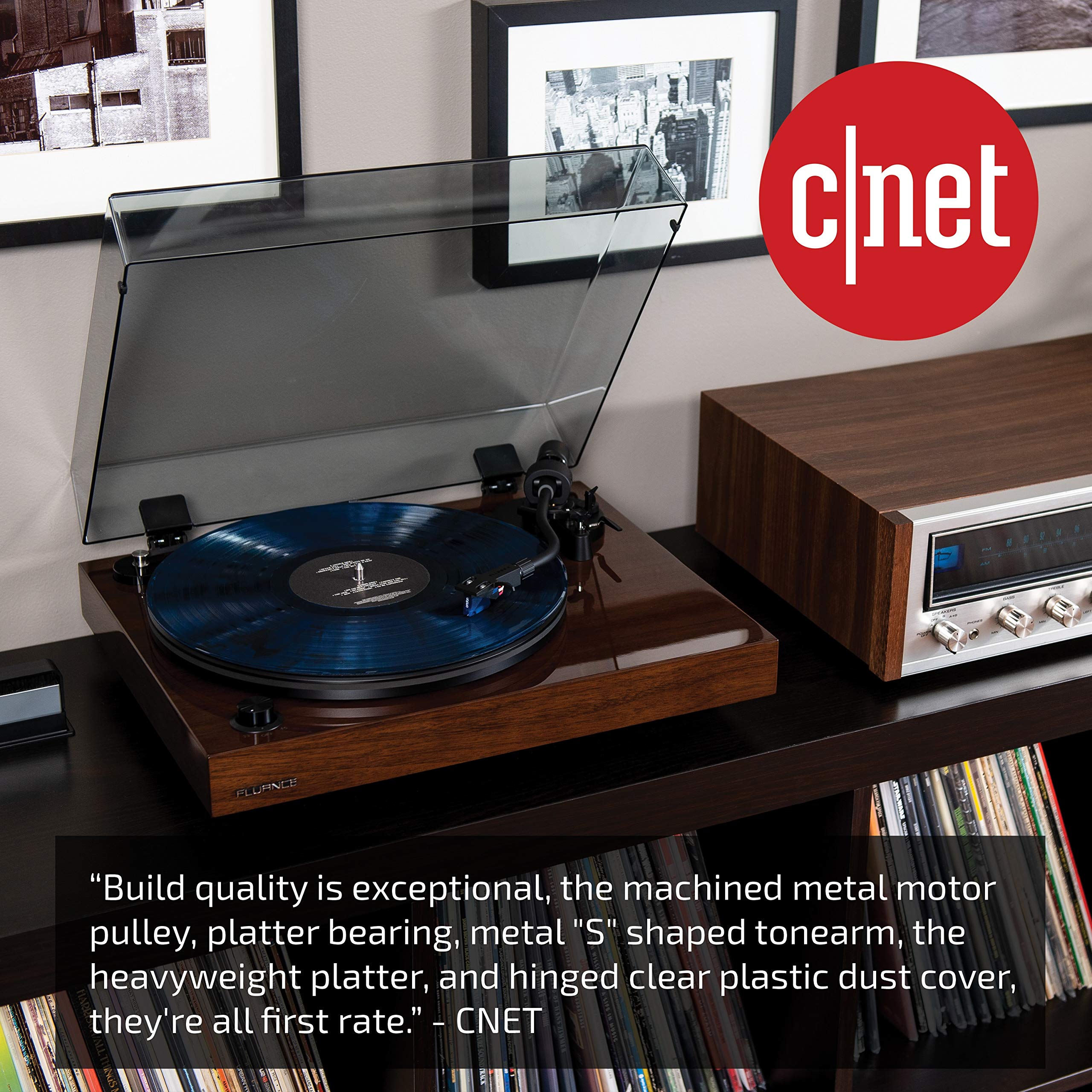 Fluance RT84 Reference High Fidelity Vinyl Turntable Record Player with