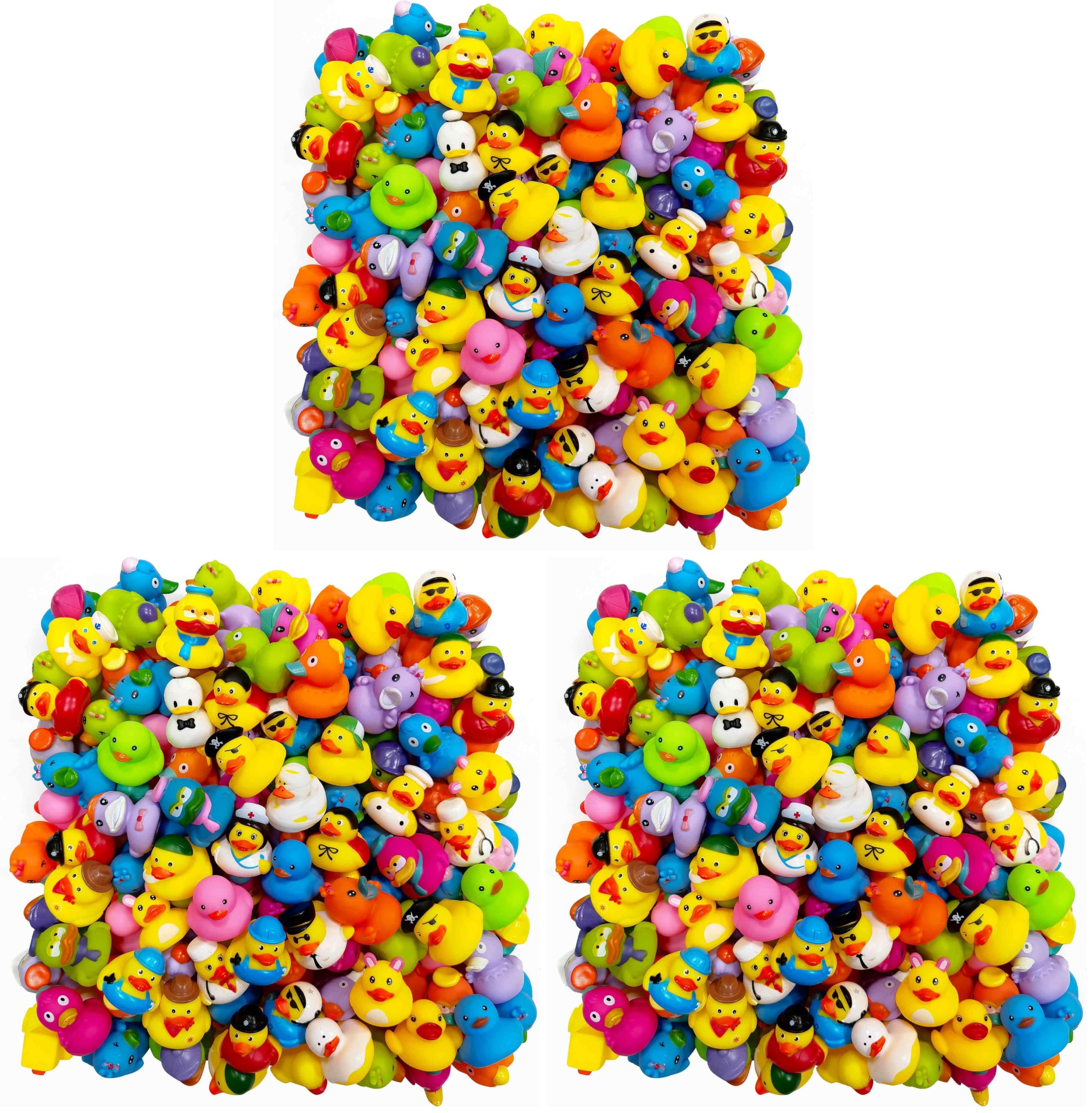 Bulk Rubber Ducks - 50 Pack for Parties & Bath Time -7