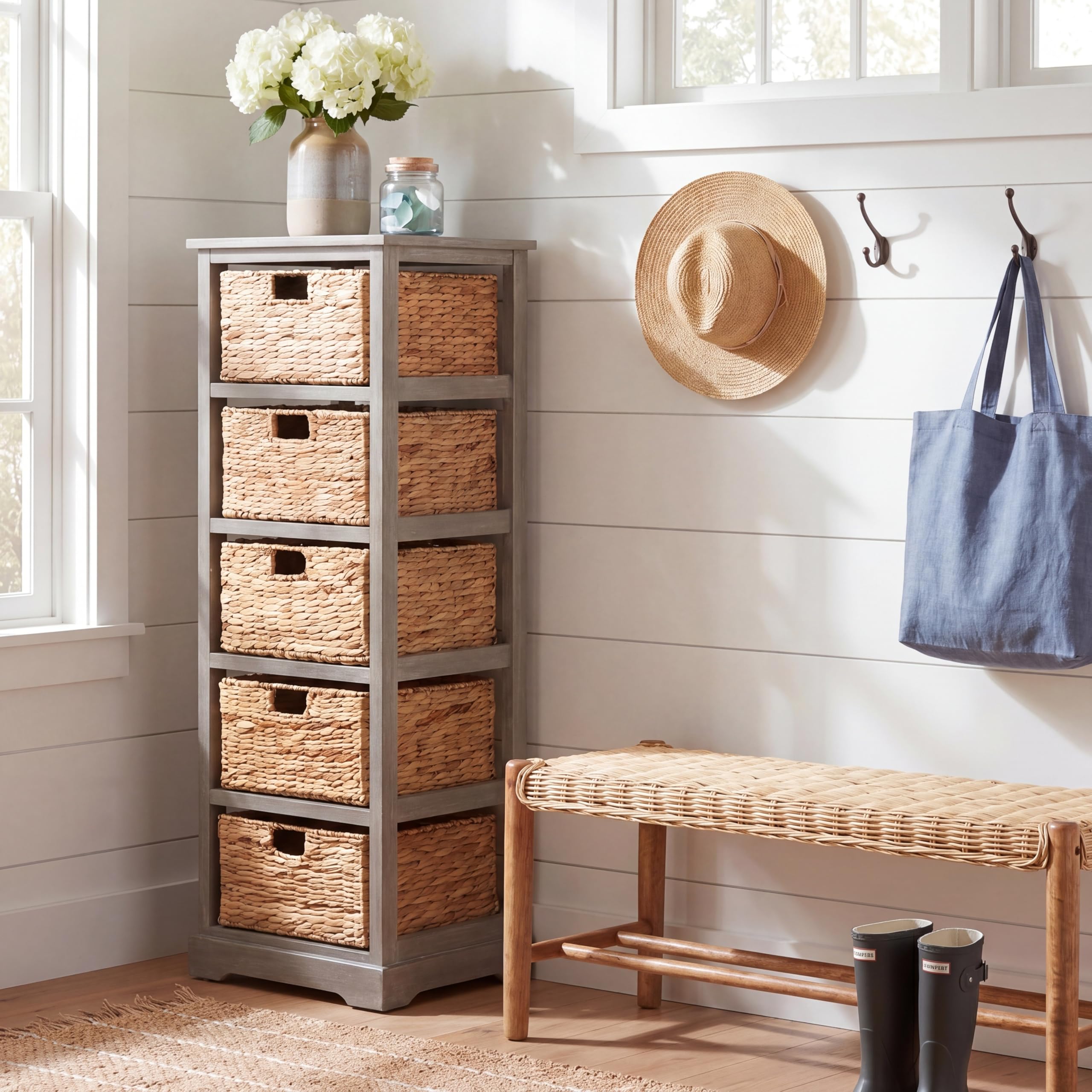 Amazon.com: SAFAVIEH Furniture - Vedette 5-Basket Storage Tower