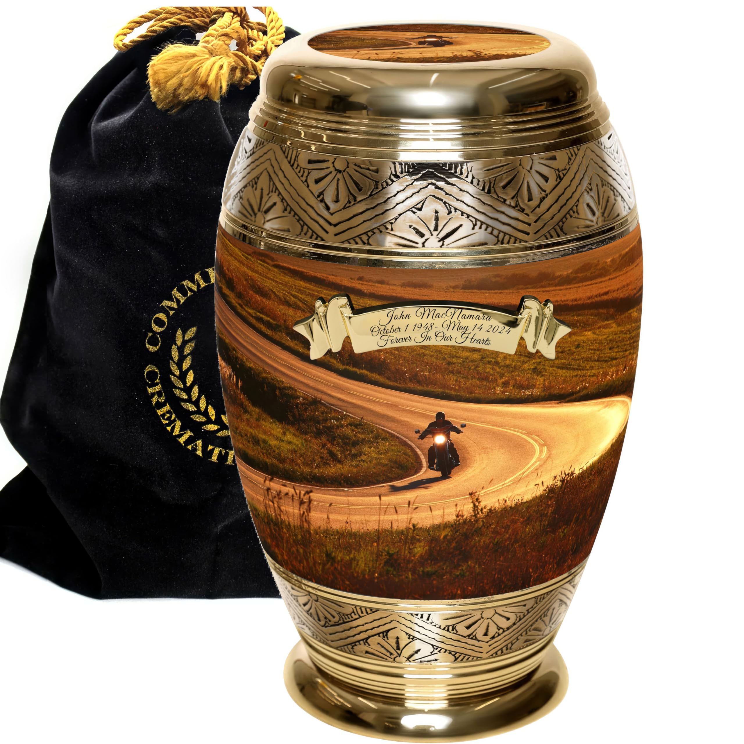 Motorcycle Cremation Urns for Human Ashes Adult Male Urns for Ashes