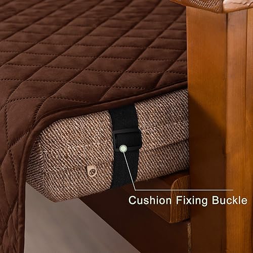 Vista 286 de Chun YI. - Funda reversible para sofá, funda para sillón, fácil de instalar, lavable, cubiertas para sala de estar. Negro