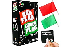 Fun Red Flag Green Flag Party Game: The Ultimate Dating Trivia for Adult Party Games