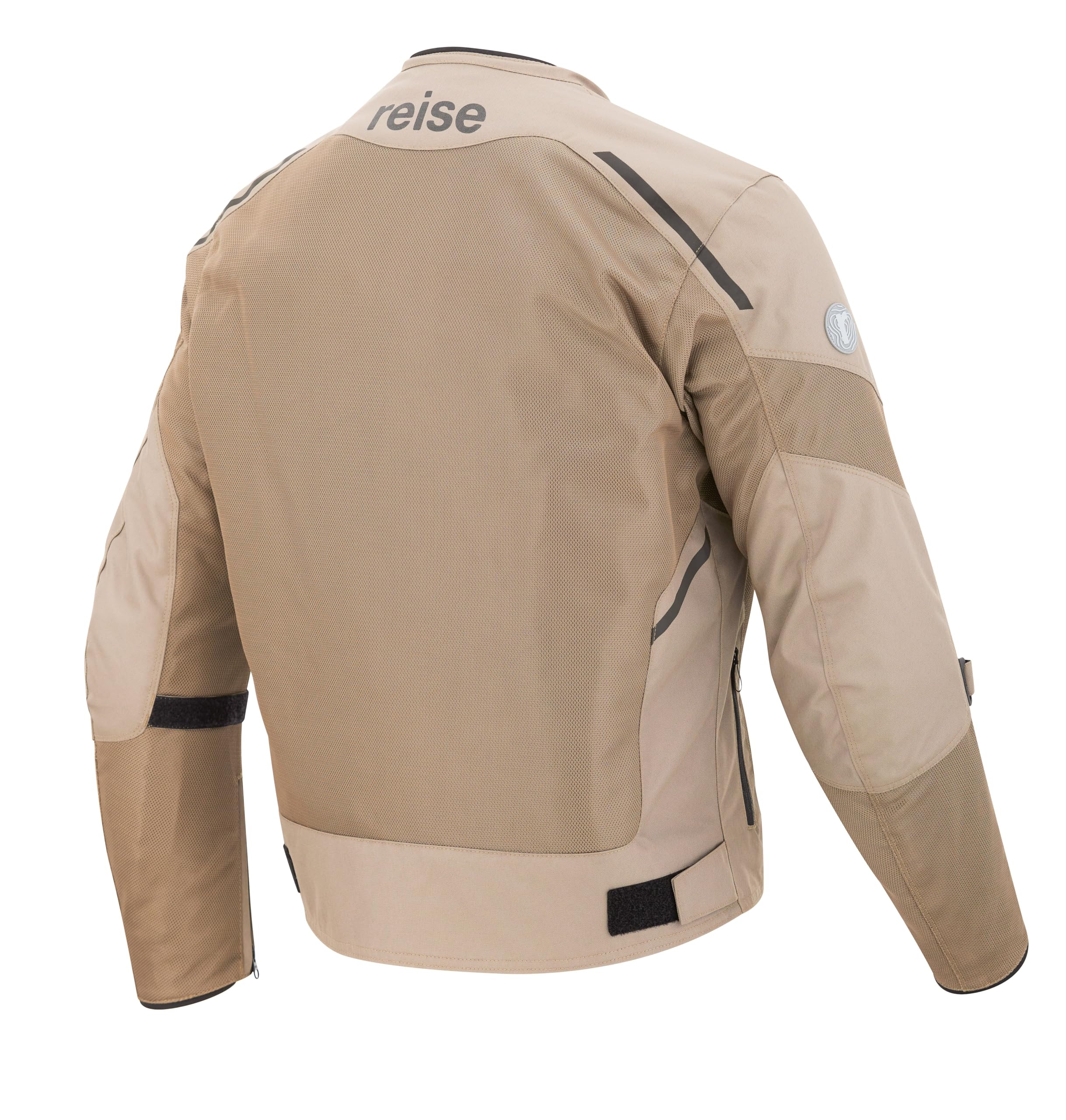 Reise - Rizo Urban Mesh Jacket – Lightweight | High-ventilation riding jacket | CE-certified armor for enhanced protection | Exceptional comfort | Daily commutes and weekend rides – Sand Color 3