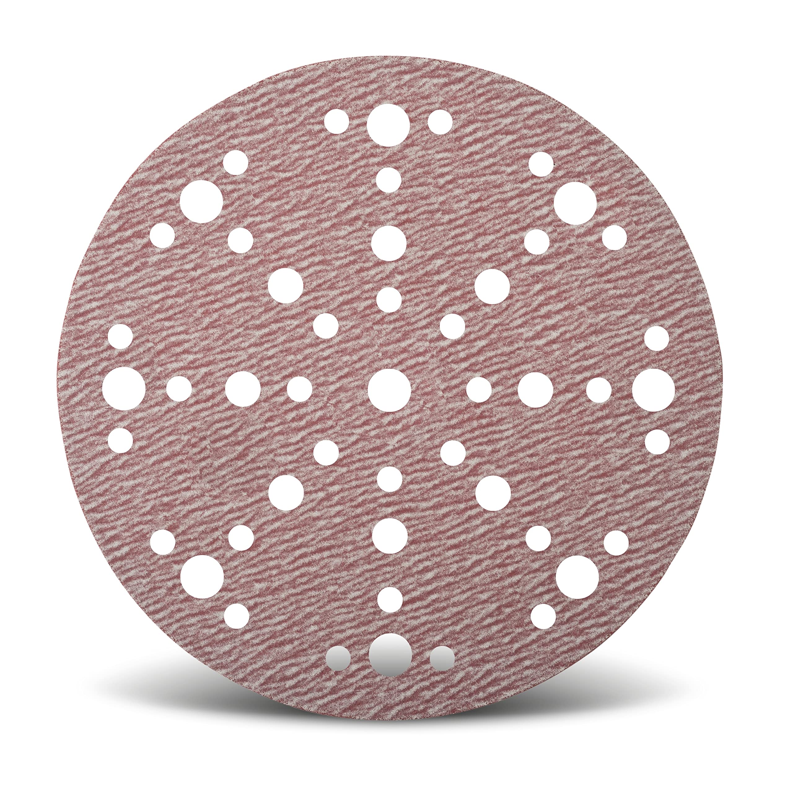 Wfix PRO F225 Dischi Abrasivi 150 mm P400, 100 Pezzi, 48 Fori | 150 mm, P400, 100 pezzi, 48 fori, ossido di alluminio, rivestimento stearato, per carrozzeria, nautica, carpenteria e legno