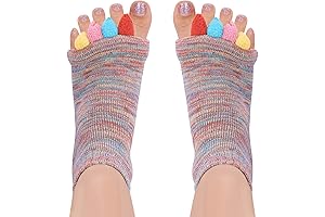 Comfy Toe Separator Socks for Women: Aligned Feet and Enhanced Comfort