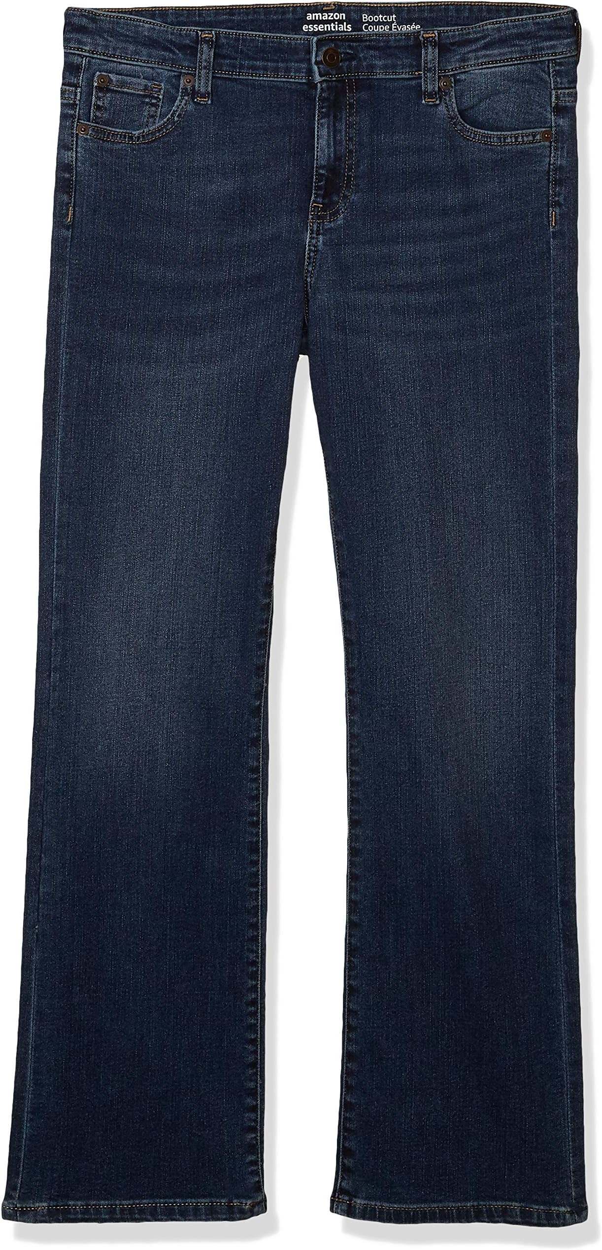 Amazon EssentialsGirls' Slim Boot-Cut Stretch Jeans
